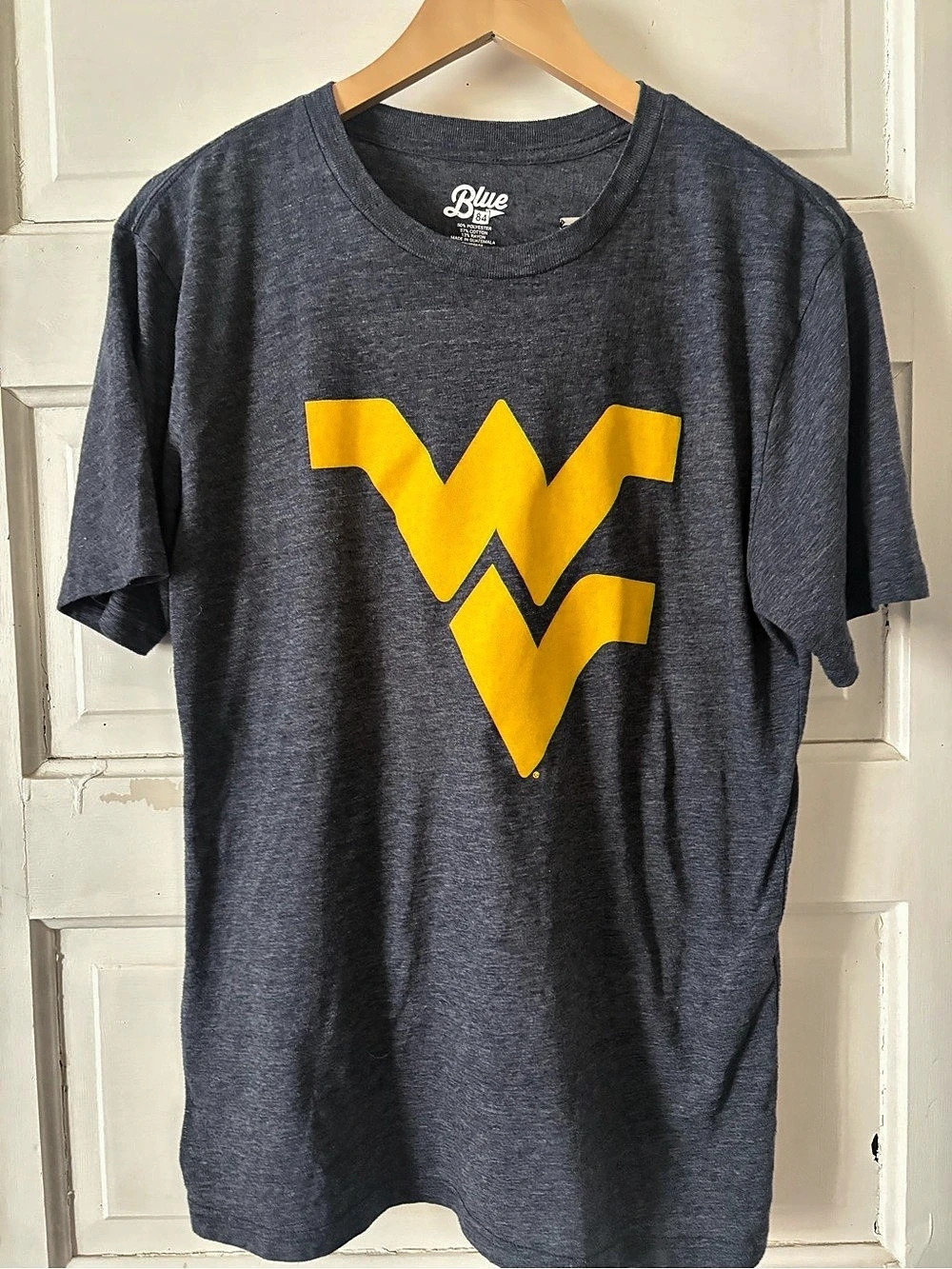 Blue 84 West Virginia University Mountaineers Tri-Blend Short Sleeve T-Shirt